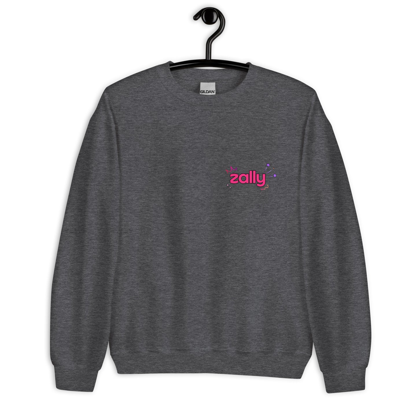 Zally motion logo front and zap and your passwords are gone back | Unisex Sweatshirt