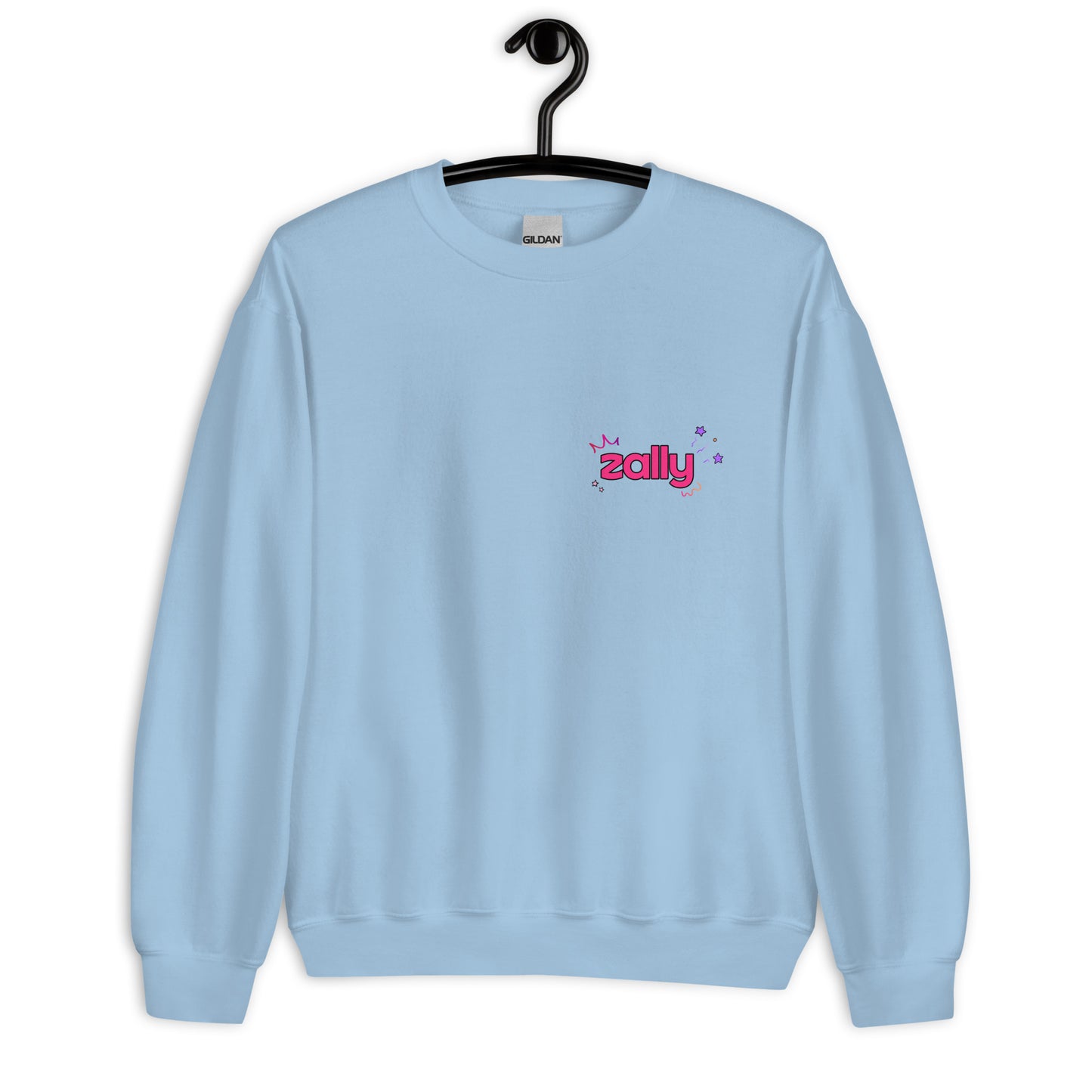 Zally motion logo front and zap and your passwords are gone back | Unisex Sweatshirt