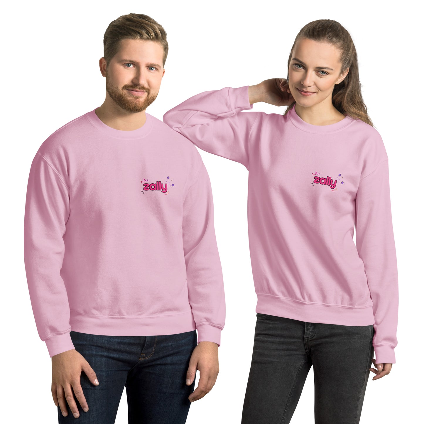 Zally motion logo front and zap and your passwords are gone back | Unisex Sweatshirt