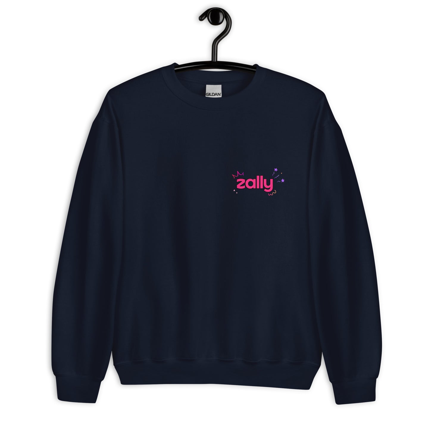 Zally motion logo front and zap and your passwords are gone back | Unisex Sweatshirt