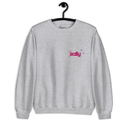 Zally motion logo front and zap and your passwords are gone back | Unisex Sweatshirt