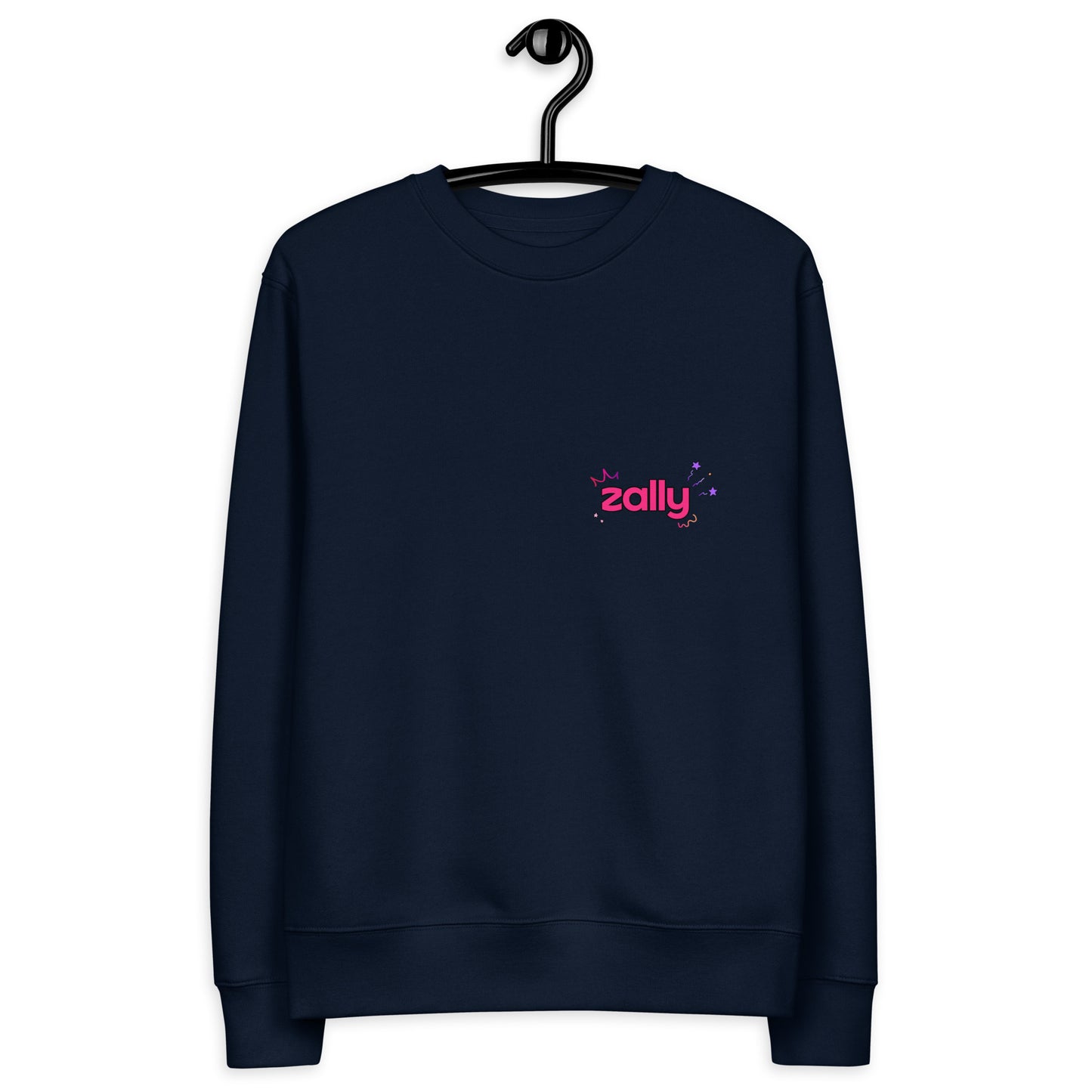 Zally motion logo and SMASH back print | Unisex eco sweatshirt