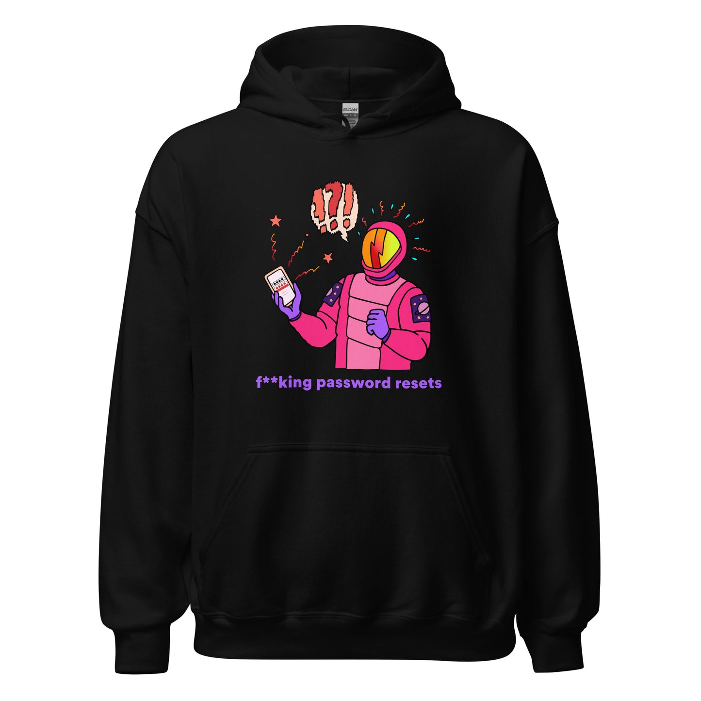 f**king password resets hoodie