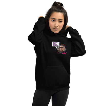 Imagine a world without passwordz | Unisex Hoodie