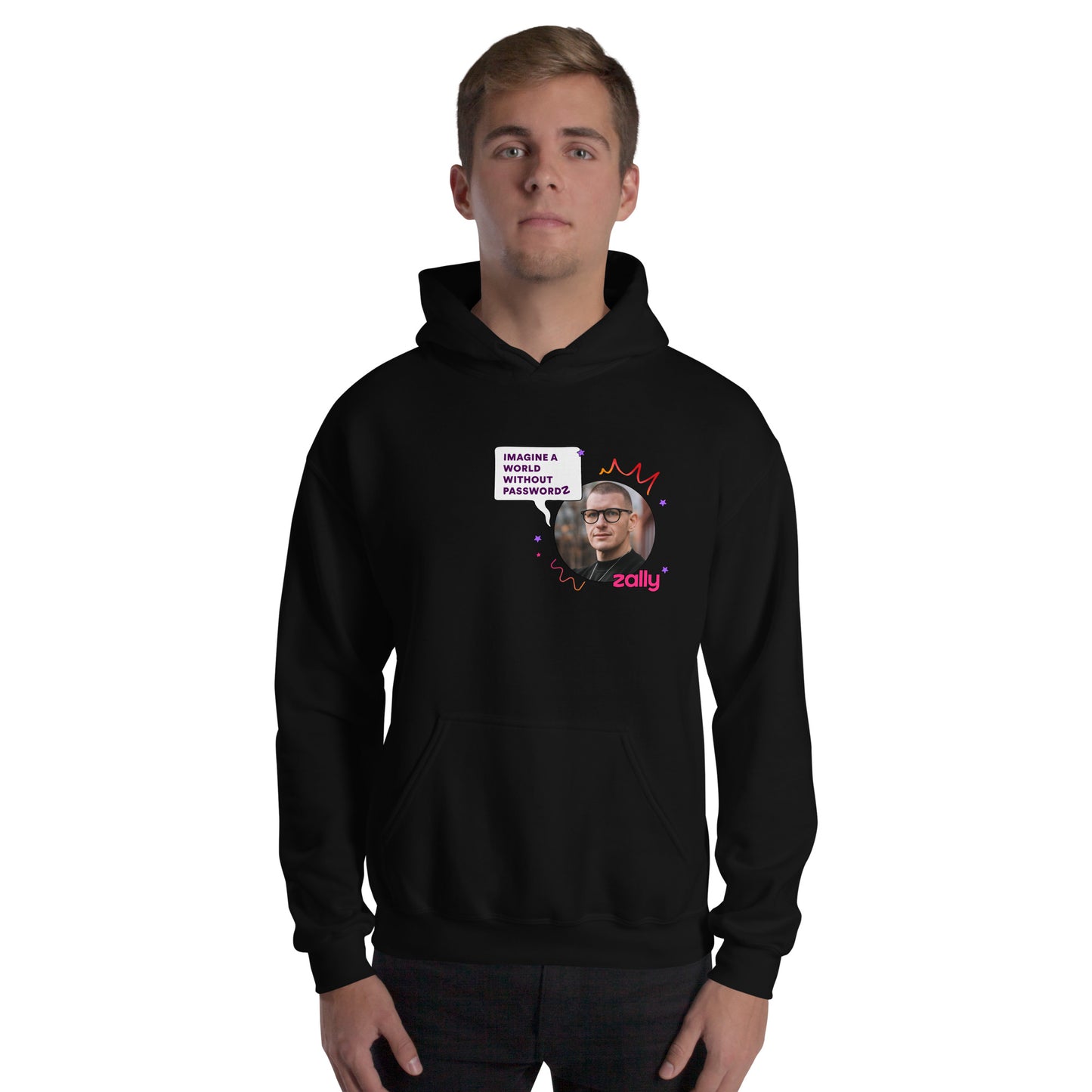 Imagine a world without passwordz | Unisex Hoodie