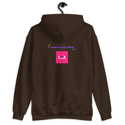 Protecting you online and offline | Unisex Hoodie