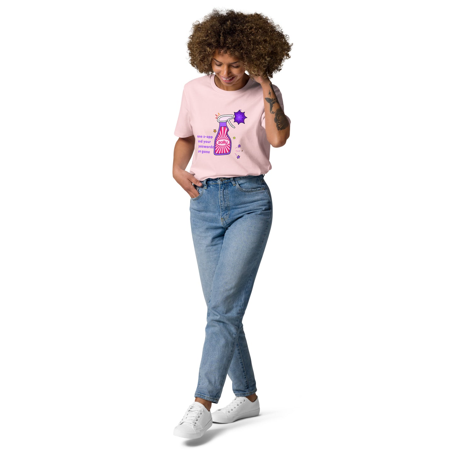 one z-app and your passwordz are gone | Unisex organic cotton t-shirt