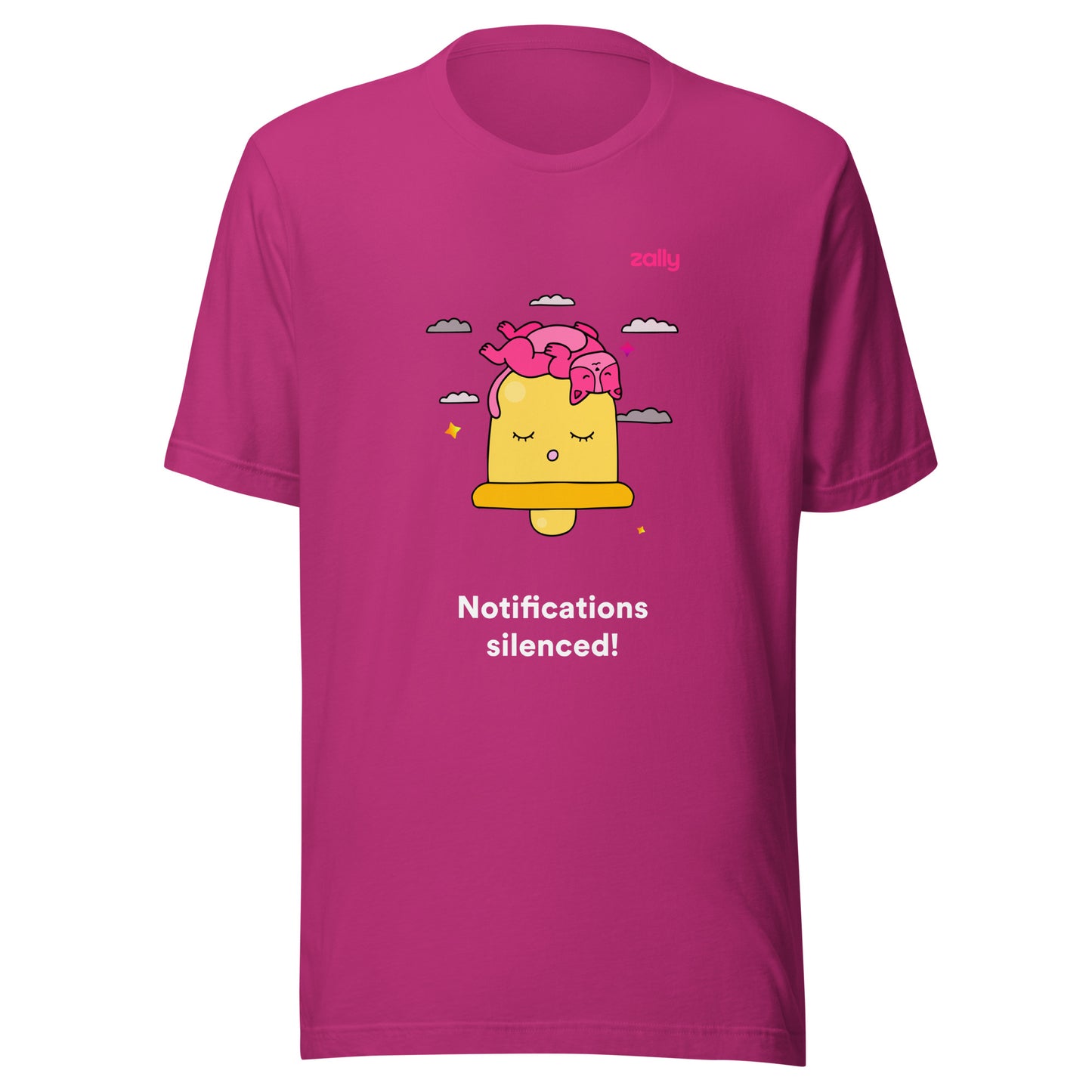 Notifications silenced t-shirt