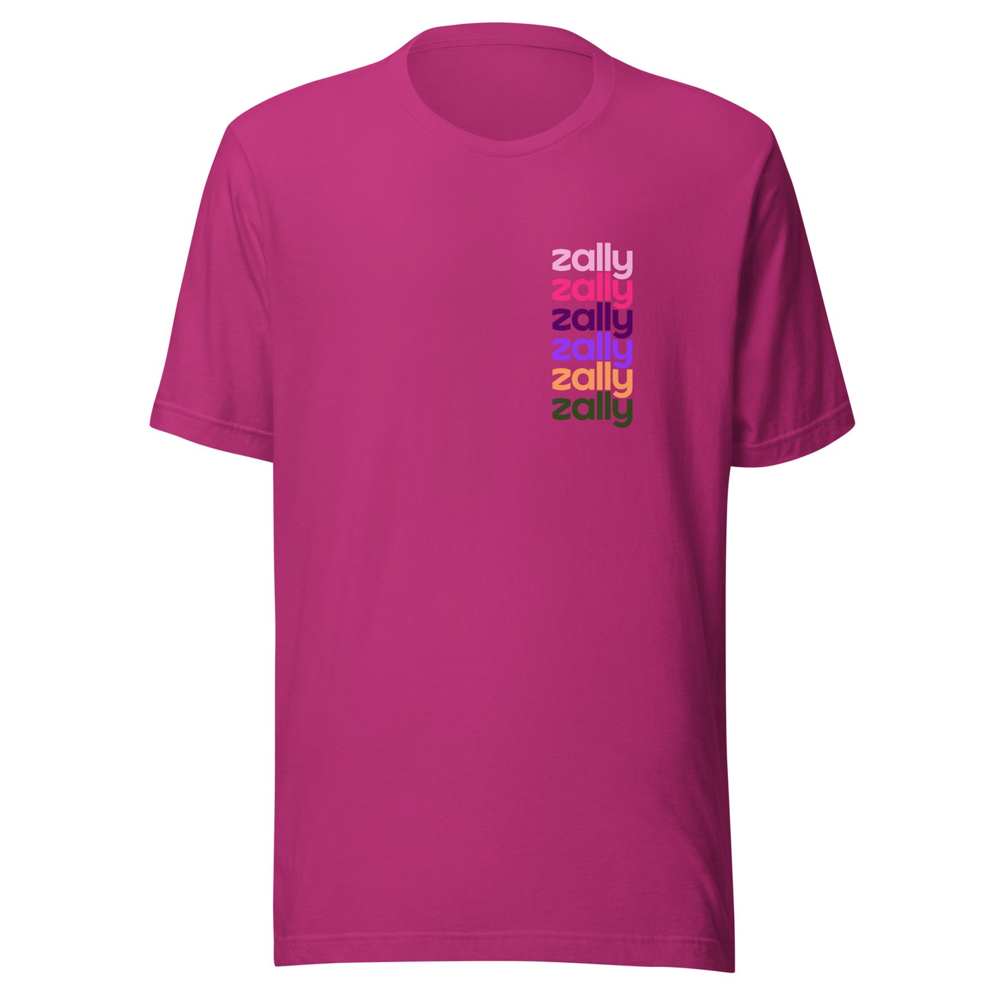 Zally colourful logos t-shirt