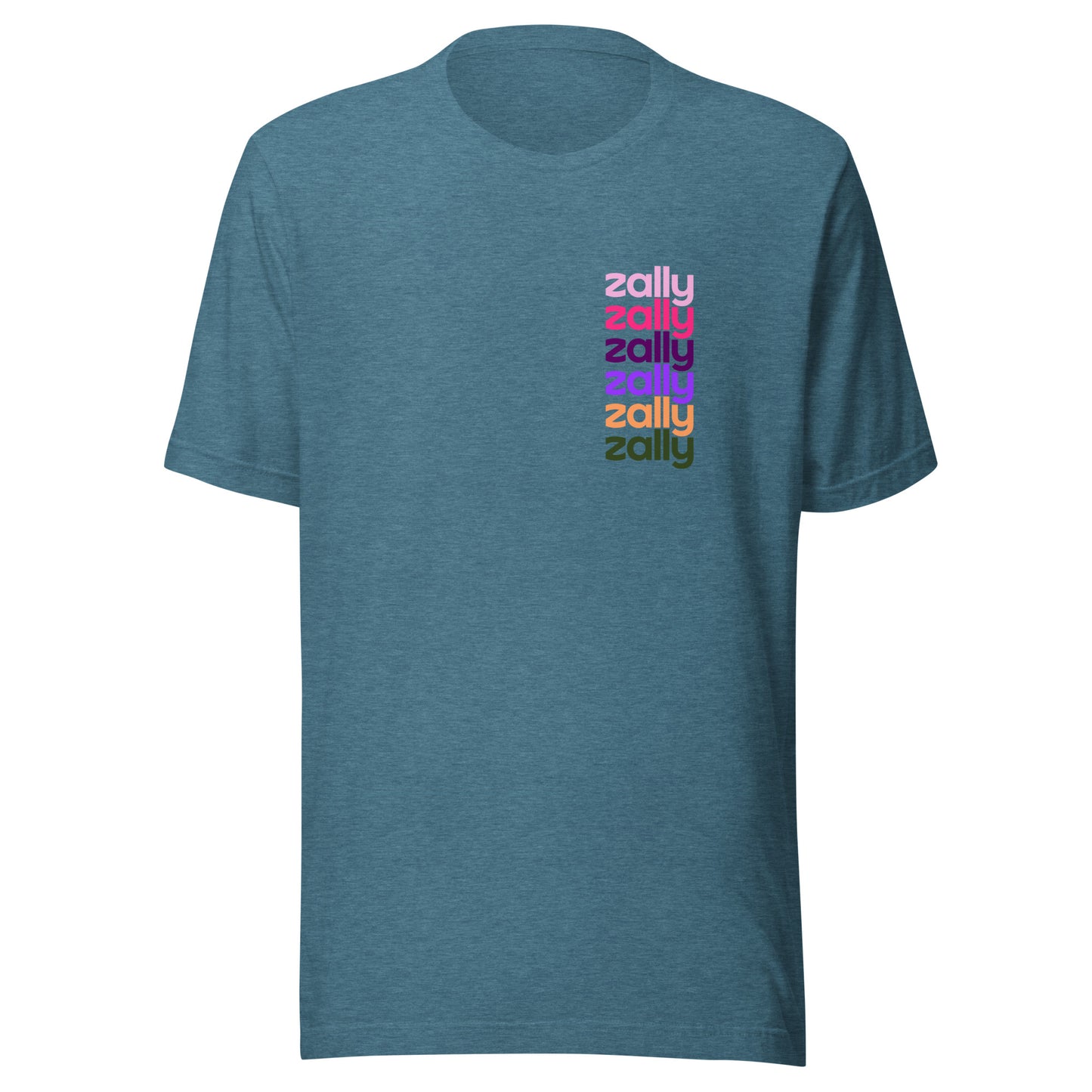 Zally colourful logos t-shirt