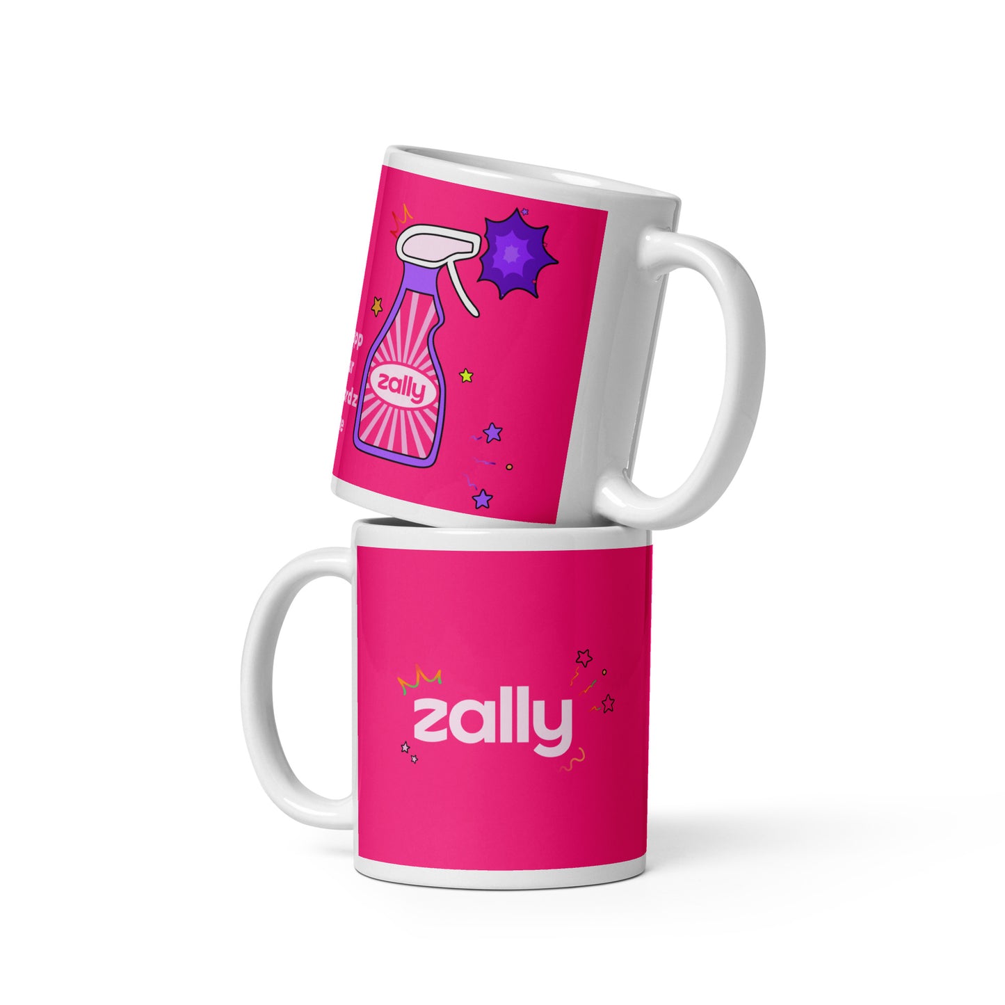 z-app and your passwordz are gone | White glossy mug